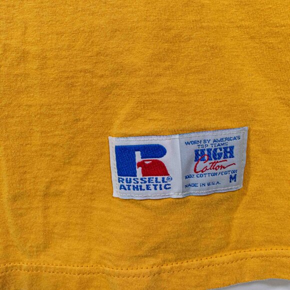Russell Athletic Pocket T-Shirt Medium VTG 90s Made in USA - Picture 8 of 9